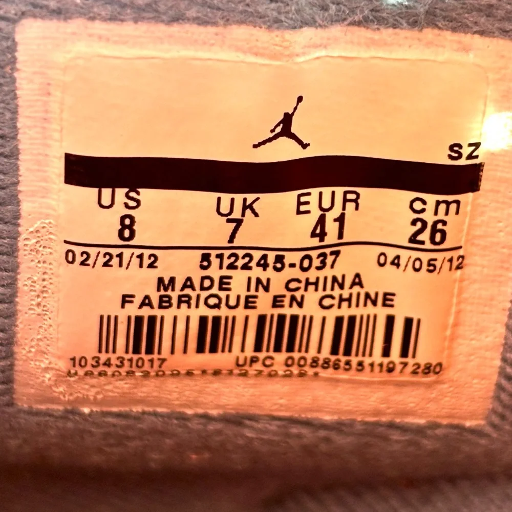 Nike Air Jordan Son of Mars Shaded Blue University Gold Basketball Shoes 9.5
